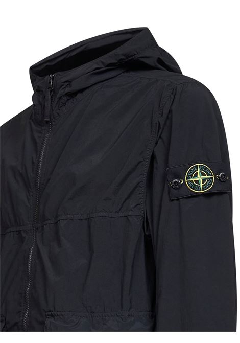 giacca 4100112 nylon smerigliato-tc uomo nera STONE ISLAND | L1S15 4100112 S0345V0029